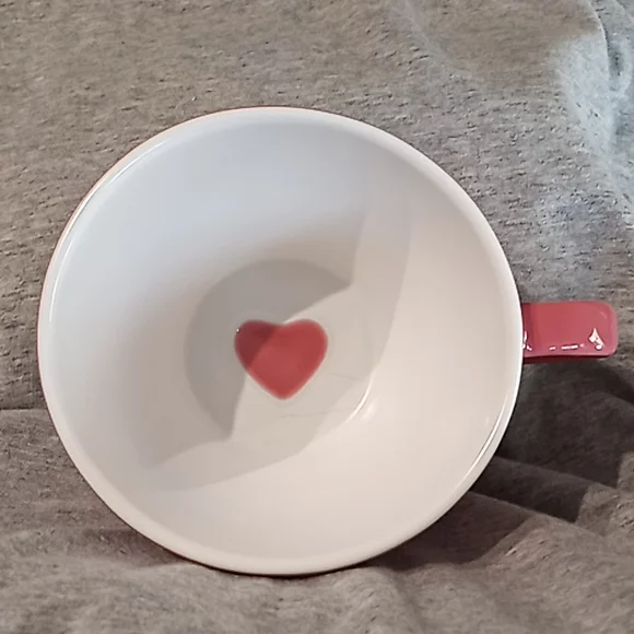 STARBUCKS 2005 Pink Heart Coffee/Tea Cup With Saucer Plate. Collectibles.. - Picture 11 of 15